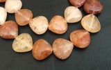 Agate Teardrop Beads 7 1/2” strand