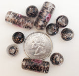 10 foil glass beads