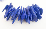 Coconut Flat Nugget Chips Extra Large Royal Blue 30pc
