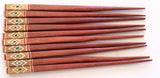 Painted/Stained Wood Hair Sticks 7 inch.10 pcs. per pkg.