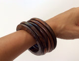 Wood Bangle, Wood Bangle Bracelet, Natural Wood Jewelry, Wooden Bangles, Tiger Ebony Bangle, Wooden Bracelet Men, Wooden Jewellery