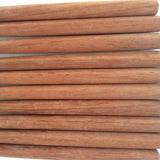 Wood hair sticks Bayong round with flat top 6 in. Long 10 pcs.
