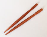 Bayong wood hair sticks shawl pins small round 4 1/2 inch. 10 pcs.