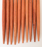 Bayong wood hair sticks shawl pins small round 4 1/2 inch. 10 pcs.