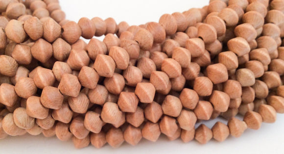 Saucer Rosewood Beads, saucer wood beads, natural wood beads, 6x5mm