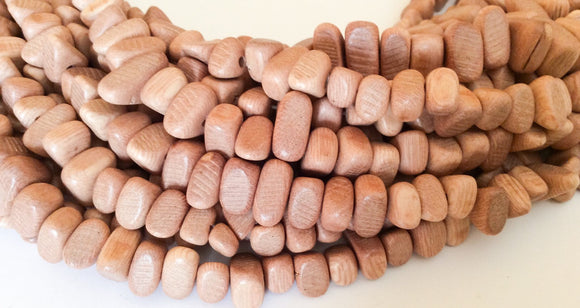 Nugget Wood Beads Rosewood