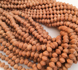 Saucer Rosewood Beads, saucer wood beads, natural wood beads, 6x5mm