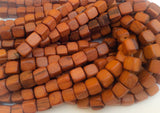 Bayong Wood Beads, Cube Wood Beads, 10x10mm