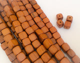 Bayong Wood Beads, Cube Wood Beads, 10x10mm