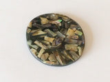 Abalone shell pendant oval