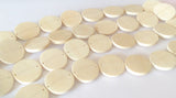 Wood disc whitewood, natural wood beads, wood connectors 10pc