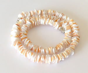 Unisex Shell Choker Necklace Conus Shell 18"