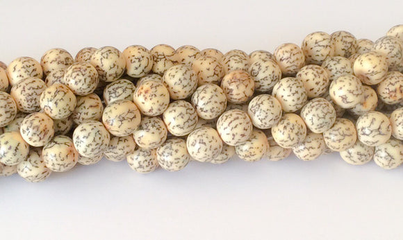 Betel Nut Beads Salwag 10mm round Natural 16