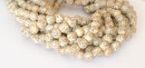 Betel Nut Beads Salwag 10mm round Natural 16" strand