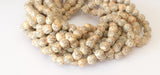 Betel Nut Beads Salwag 10mm round Natural 16" strand