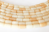 Multi-color Buri Nut Beads Tube 16" strand