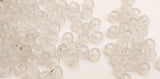 Opalescent Size 11 Seed Beads Japanese Glass Transparent 30 grams