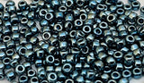 Metallic Japanese Seed Beads 11/0 Opaque Teal 30 Grams