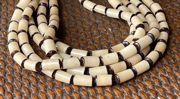 Natural Buri Nut Beads Tube 16