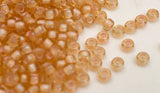 Size 11/0 Inside Color Japanese Glass Seed Beads Sand/Clear 30 grams