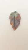 Stone Leaf Pendant Focal Bead