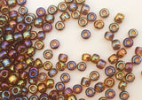 11/0 Japanese Seed Beads Metallic Rainbow 30 grams