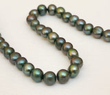Green Freshwater Pearl Beads Potato Beads 6mm