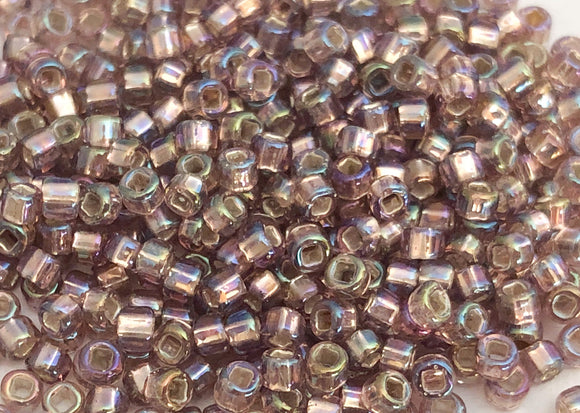 30 Grams Japanese Seed Beads Destash Size 11/0- Opaque Light Rainbow
