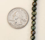 Green Freshwater Pearl Beads Potato Beads 6mm
