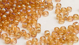 Rainbow Topaz Seed Beads 11/0 Transparent 30 Grams Beadwork Beadweaving