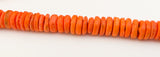 10MM Rondelle Coco Orange