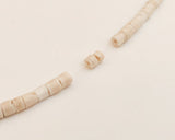 3mm Coconut Heishi, Coco Heishi, Natural Wood Beads, Coconut Shell Heishi  Cream 24" strand