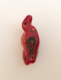 Large Red Coral Branch Bead 46x18