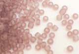 Seed Beads Destash 11/0 Transparent Frosted Lavender 30 grams