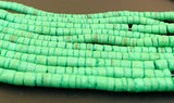 Heishi Beads Coconut Shell 5mm Green