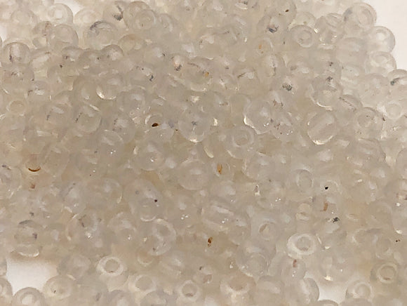 Opalescent Size 11 Seed Beads Japanese Glass Transparent 30 grams