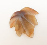 Carved Leaf Pendant Bead