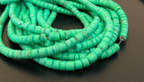 Heishi Beads Coconut Shell 5mm Green