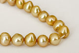 Gold Colored Potato Pearls 6mmFull 16inch strand