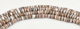 2-3 Shell Heishi Beads Black Olive 24” strand