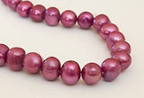 Freshwater Potato Pearls Beads Purple 8-9mm