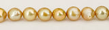 Gold Colored Potato Pearls 6mmFull 16inch strand