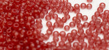 30 Grams Japanese Seed Beads Destash Size 11/0- Transparent Wine Red