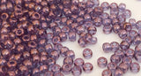 Japanese Seed Beads 11/0 Opaque Purple Haze Destash 30 grams