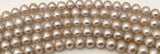 6mm Freshwater Pearls Beads Potato Pearls Light Gray
