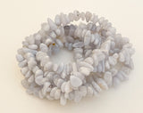 Blue Lace Agate Gemstone Chips Nuggets Beads 32inch strand