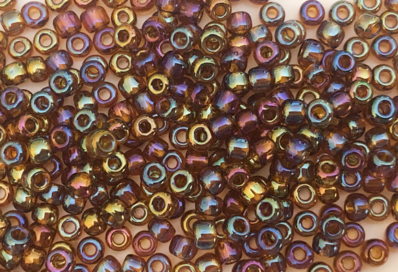 11/0 Japanese Seed Beads Metallic Rainbow 30 grams