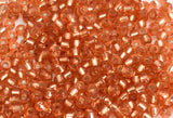 Destash Seed Beads Japanese Seed Beads Size 11/0-Silver Lined Coral 30 grams