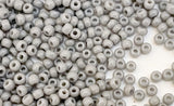 30 Grams Japanese Seed Beads Destash Size 11/0- Opaque Gray