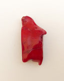 Large Red Coral Branch Bead 46x18